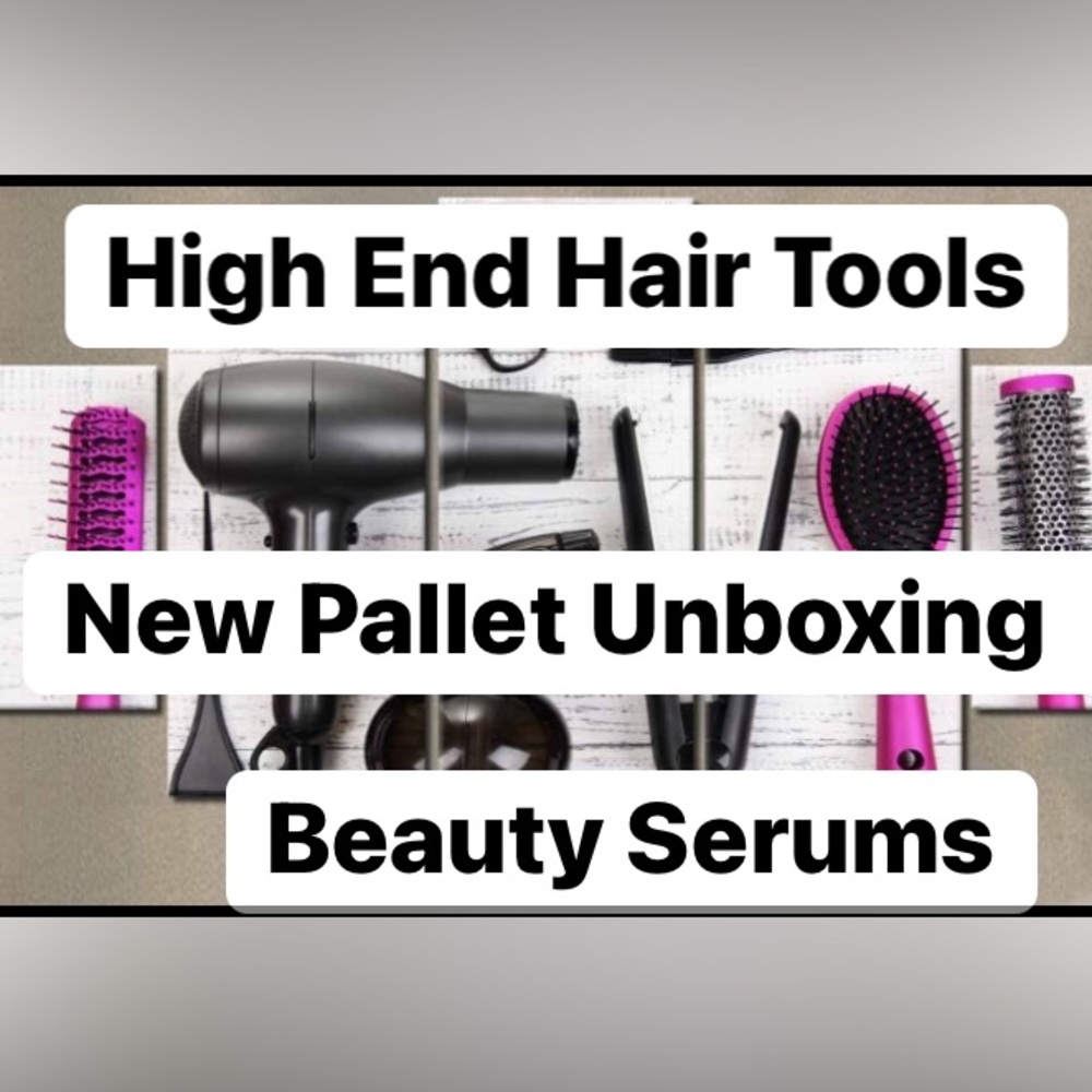 Live! New Pallet Full of beauty and skin care items!! Over half of retail!!!